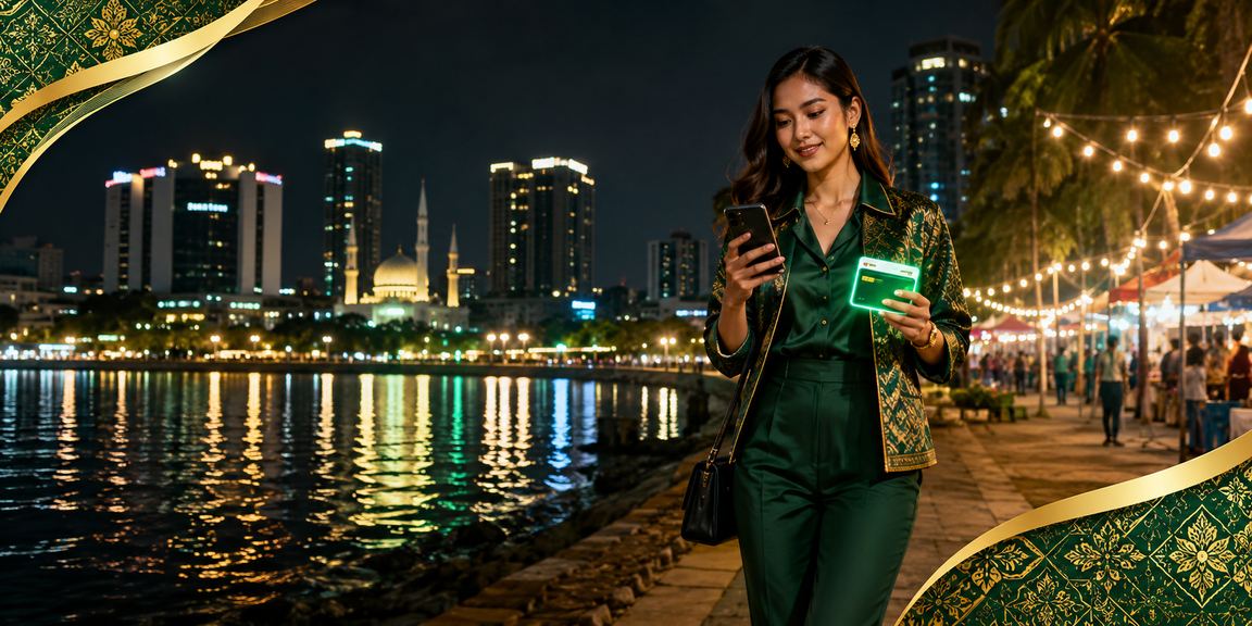 Pemain sedang membuat deposit menggunakan kaedah pembayaran tempatan